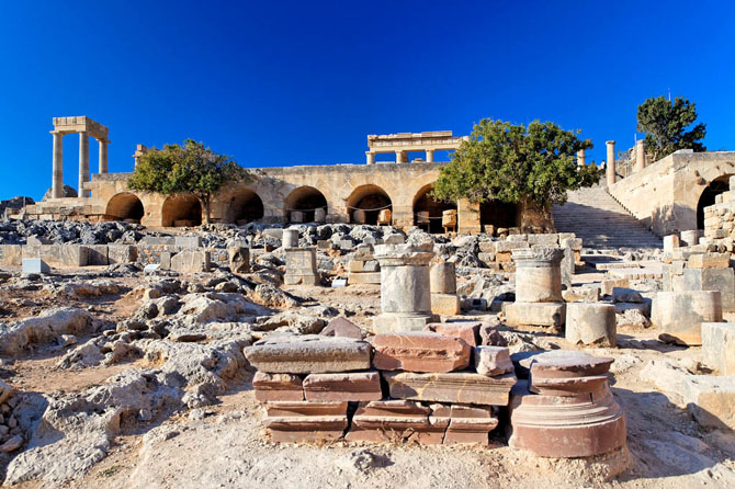  Ακρόπολη της Λίνδου, Αρχαιολογικοί Χώροι, wondergreece.gr