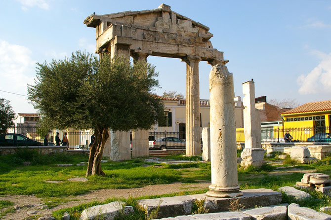  Roman Agora and the Clock tower of Kyristos , Archaelogical sites, wondergreece.gr