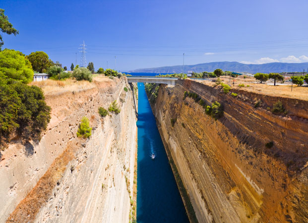  Διώρυγα της Κορίνθου, Μνημεία & Αξιοθέατα, wondergreece.gr