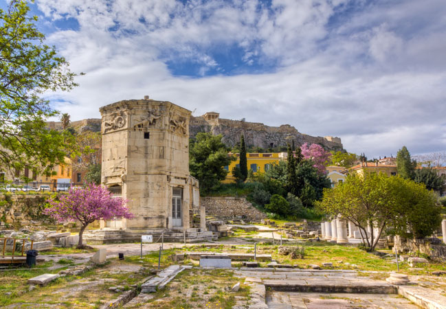 Roman Agora and the Clock tower of Kyristos , Archaelogical sites, wondergreece.gr